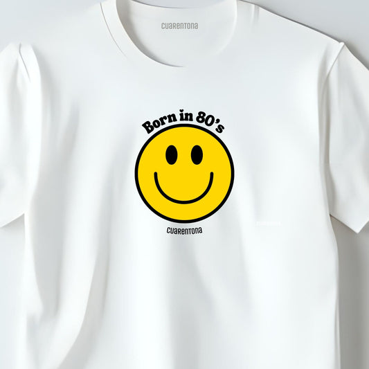 Camiseta Born in 80's