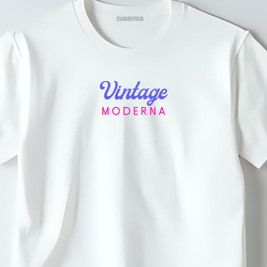 Camiseta Vintage Moderna